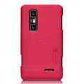 Nillkin Super Matte Hard Cases Skin Covers for LG P725 Optimus 3D MAX - Red