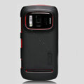 Nillkin Super Matte Hard Cases Skin Covers for Nokia 808 Pureview - Black