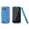 Nillkin Super Matte Rainbow Cases Skin Covers for Motorola ME865 - Blue