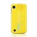 Nillkin Mood Hard Cases Skin Covers for Lenovo A520 - Yellow