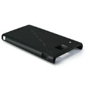 Nillkin Super Matte Hard Cases Skin Covers for Huawei U9000 Ideos X6 - Black