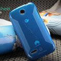 Nillkin Super Matte Rainbow Cases Skin Covers for Huawei C8812 - Blue