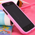 Nillkin Super Matte Rainbow Cases Skin Covers for Huawei C8812 - Sweet Pink