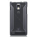 Nillkin Super Matte Rainbow Cases Skin Covers for Huawei U9200 Ascend P1 - Black