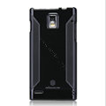 Nillkin Super Matte Rainbow Cases Skin Covers for Huawei U9200 Ascend P1 - Core Black