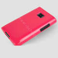 TPU Soft Silicone Cases Skin Covers for LG E400 Optimus L3 - Rose