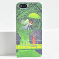 Ultrathin Matte Cases Lovers Hard Back Covers Skin for iPhone 5 - Green