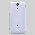Nillkin Super Matte Rainbow Cases Skin Covers for Sony Ericsson LT29i Xperia Hayabusa Xperia GX/TX - White
