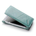 ROCK Flip leather Cases Holster Skin for Sony Ericsson LT26ii Xperia S - Blue