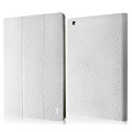 IMAK Slim leather Cases Luxury Holster Covers for The new iPad - White