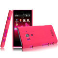 IMAK Ultrathin Matte Color Covers Hard Cases for Sony Ericsson LT26w Xperia acro S - Rose