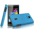 IMAK Cowboy Shell Quicksand Hard Cases Covers for OPPO Real R801 - Blue