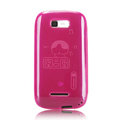 Nillkin Super Matte Rainbow Cases Skin Covers for Coolpad 5832 - Pink