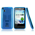 Nillkin Super Matte Rainbow Cases Skin Covers for Coolpad 8811 - Blue