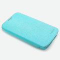 ROCK Side Flip leather Cases Holster Skin for Samsung N7100 GALAXY Note2 - Light Blue