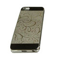 Luxury Plated metal Hard Back Cases Covers for iPhone 5 - Grey