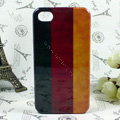 Retro Germany flag Hard Back Cases Covers for iPhone 4G/4GS