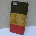 Retro Italy flag Hard Back Cases Covers Skin for iPhone 5