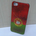 Retro Portugal flag Hard Back Cases Covers Skin for iPhone 5
