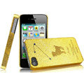 IMAK Aries Constellation Color Covers Hard Cases for iPhone 4G\4S - Golden