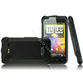 IMAK Armor Knight Color Covers Hard Cases for HTC Incredible S S710E G11 - Black