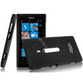 IMAK Cowboy Shell Quicksand Hard Cases Covers for Nokia Lumia 800 800c - Black