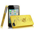 IMAK Leo Constellation Color Covers Hard Cases for iPhone 4G\4S - Golden