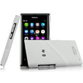 IMAK Mix and Match Color Covers Hard Cases for Nokia N9 - White
