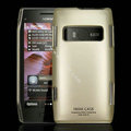 IMAK Titanium Color Covers Hard Cases for Nokia X7 X7-00 - Gold