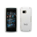 IMAK Ultrathin Color Covers Hard Cases for Nokia X6 - White