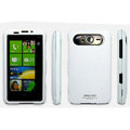 IMAK Ultrathin Matte Color Covers Hard Back Cases for HTC HD7 T9292 - White