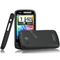 IMAK Ultrathin Matte Color Covers Hard Cases for HTC A6390 - Black