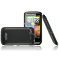 IMAK Ultrathin Matte Color Covers Hard Cases for HTC Desire S G12 S510e - Black