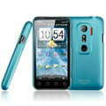 IMAK Ultrathin Matte Color Covers Hard Cases for HTC EVO 3D G17 X515m - Blue