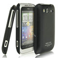 IMAK Ultrathin Matte Color Covers Hard Cases for HTC Wildfire S A510e G13 - Black