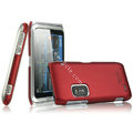 IMAK Ultrathin Matte Color Covers Hard Cases for Nokia E7 - Red