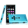 IMAK Ultrathin Matte Color Covers Hard Cases for Nokia N9 - Blue