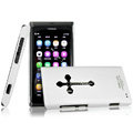 IMAK Ultrathin Matte Color Covers Hard Cases for Nokia N9 - White