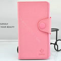 Cover Side Flip leather Cases luxury Holster for LG F160L Optimus LTE II 2 - Pink