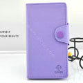 Cover Side Flip leather Cases luxury Holster for LG F160L Optimus LTE II 2 - Purple