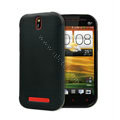 TPU Soft Cases Colorful Matte Covers Skin for HTC T528t One ST - Black