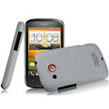 IMAK Cowboy Shell Quicksand Hard Cases Covers for HTC A320e Desire C Golf - Gray