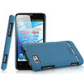 IMAK Cowboy Shell Quicksand Hard Cases Covers for Motorola MT680 - Blue