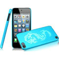 IMAK Gold and Silver Series Ultrathin Matte Color Covers Hard Cases for iPod touch 5 - Blue