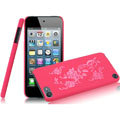 IMAK Gold and Silver Series Ultrathin Matte Color Covers Hard Cases for iPod touch 5 - Rose