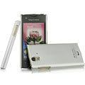 IMAK Titanium Color Covers Hard Cases for Sony Ericsson ST18i Xperia ray - Silver