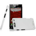 IMAK Ultra-thin Matte Color Covers Hard Cases for Motorola Droid RAZR XT910 XT912 - White