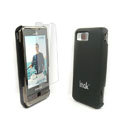 IMAK Ultrathin Color Covers Hard Cases for Samsung i900 i908 - Black
