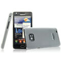 IMAK Ultrathin Colorful Ice Shell Hard Cases for Samsung i9100 i9108 i9188 Galasy S2 - White