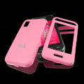 IMAK Ultrathin Matte Color Covers Hard Back Cases for Samsung Star S5230c S5233 - Pink